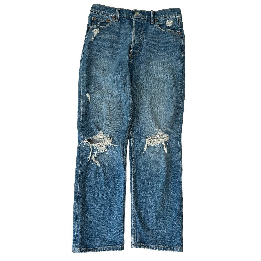 GAP Jeans Women's Size 28 | 6R Cheeky Straight High Rise Distressed